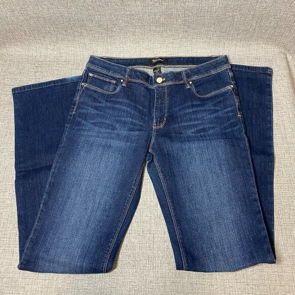 White House Black market boot leg jeans size 8R - Picture 5 of 12